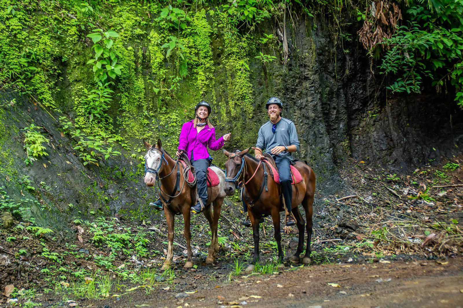 Wildlife spotted while riding through the jungle in Manuel Antonio Horseback Riding tour