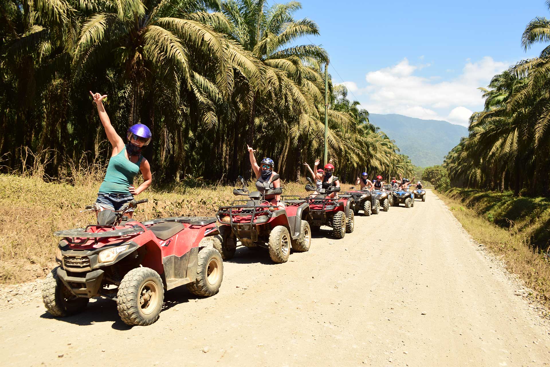 Stunning panoramic views from the highest point of the Manuel Antonio ATV Tour