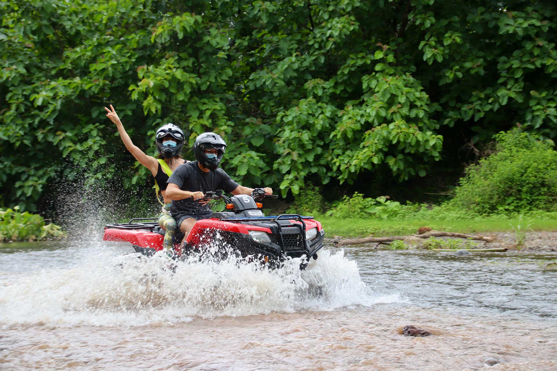 A small group adventure during the Manuel Antonio ATV Tour